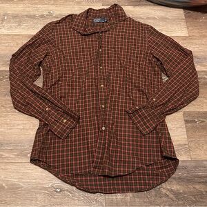 Polo Ralph Lauren Red and Black Plaid Men's Shirt